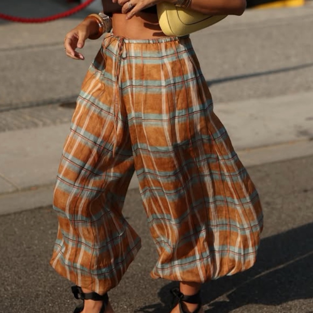 Balloon Pants plaid